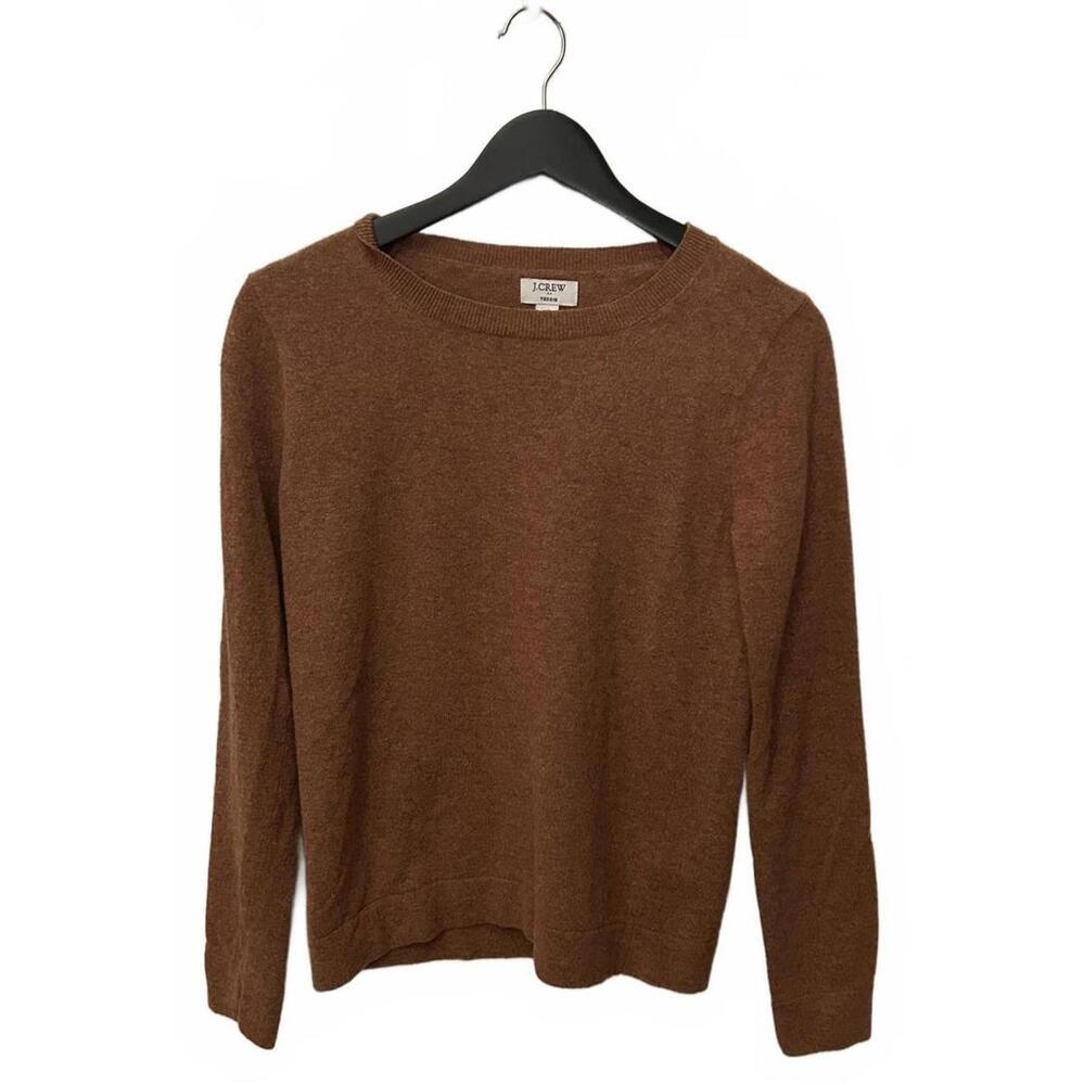 J. Crew Wool-Blended Crew Long Sleeve Sweater Women's Size Small - Picture 2 of 5